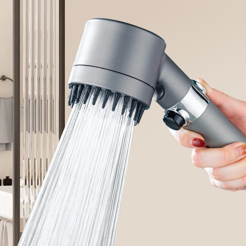 3 Modes Shower Head High Pressure Showerhead Set