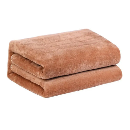 Thermal Soft Sleep Warming Winter Fleece Electric Heating Blanket